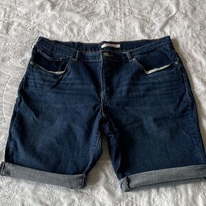 Levi's Indigo Denim Shorts